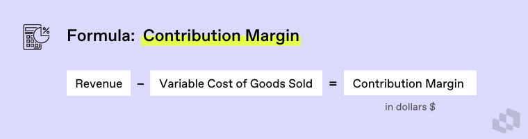 Formula - Contribution Margin ($)