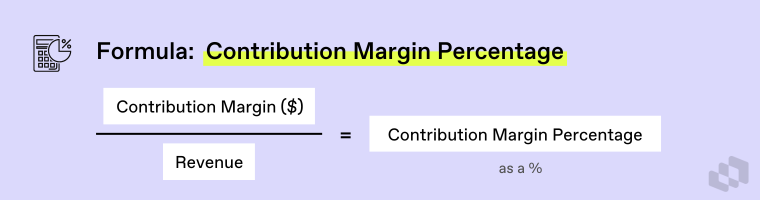 Formula - Contribution Margin Percentage (%)